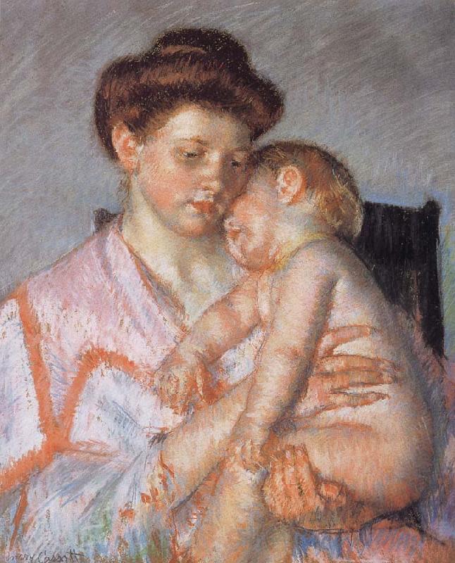 Mary Cassatt Sleeping deeply Child Spain oil painting art